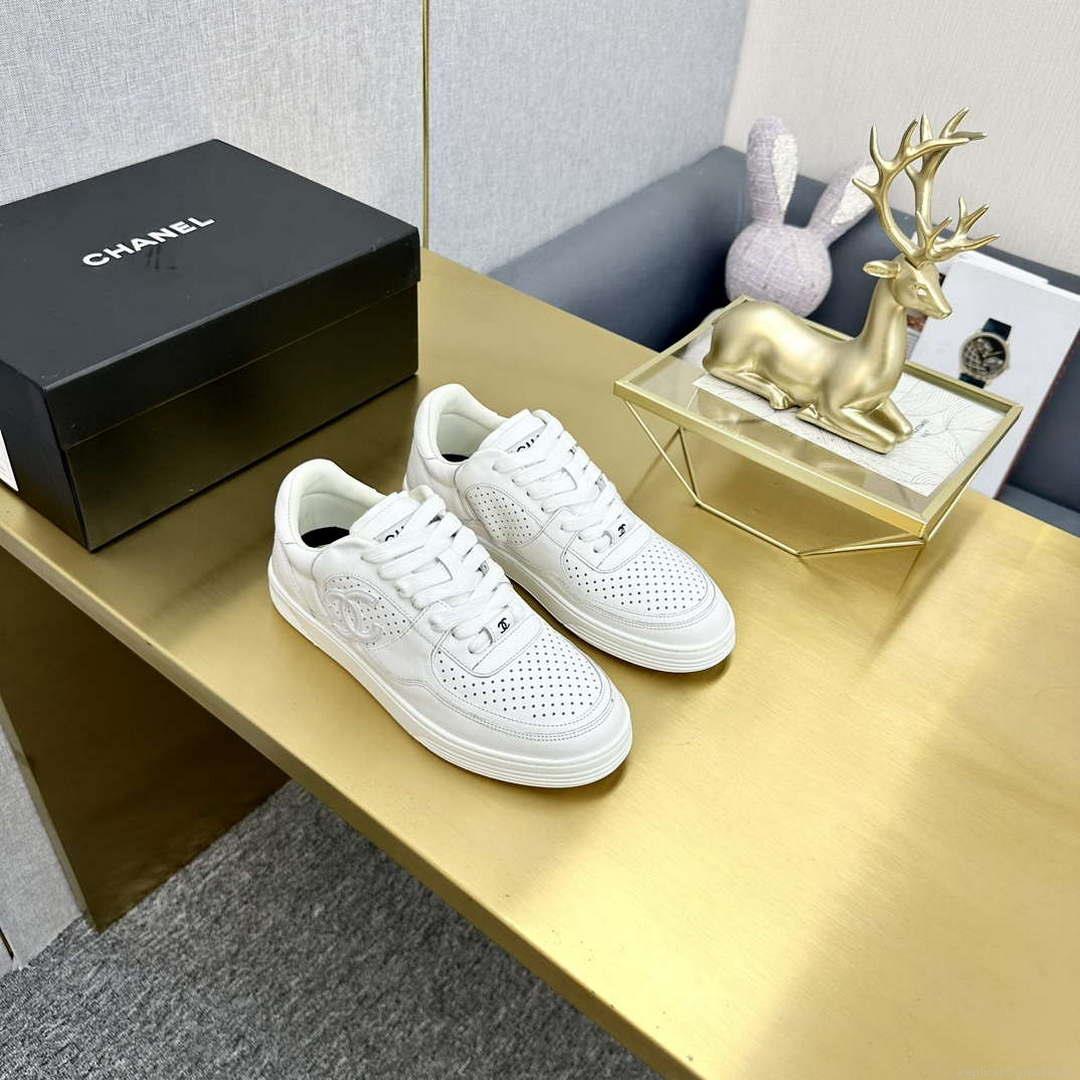 Chanel Women’s Sneaker G45080 Designer Trainers Calfskin C90112