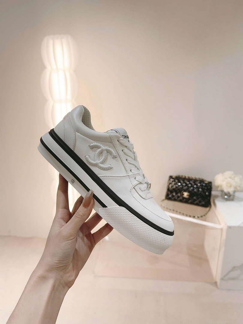 Chanel Women’s Sneaker G45086 Designer Trainers Calfskin C90119