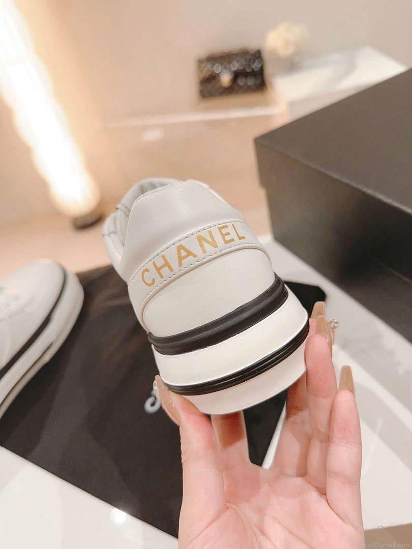 Chanel Women’s Sneaker G45086 Designer Trainers Calfskin C90121