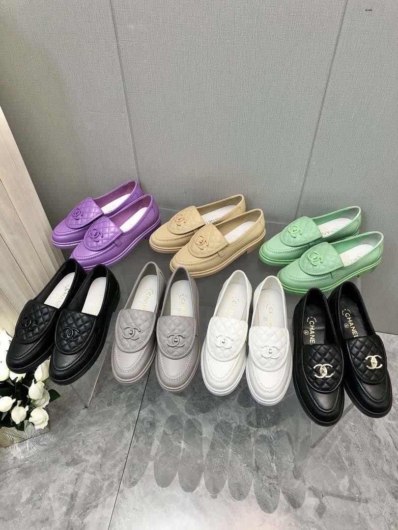 Chanel Women’s G45474 Fashion Loafers Moccasins Lambskin C90400