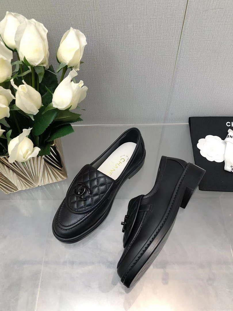 Chanel Women’s G45474 Fashion Loafers Moccasins Lambskin C90401