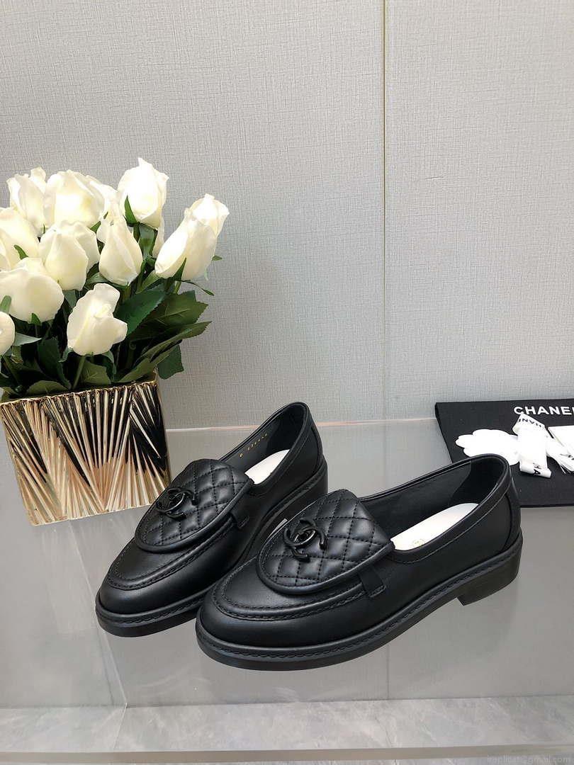 Chanel Women’s G45474 Fashion Loafers Moccasins Lambskin C90401