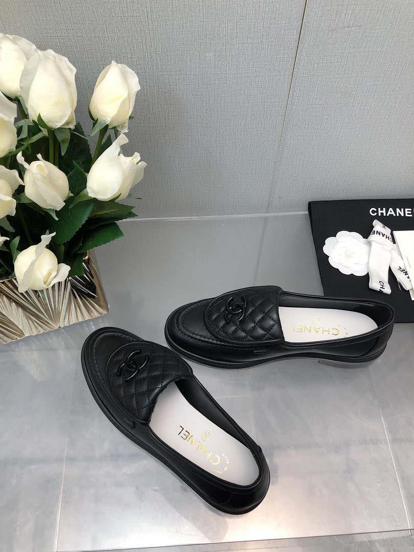 Chanel Women’s G45474 Fashion Loafers Moccasins Lambskin C90401