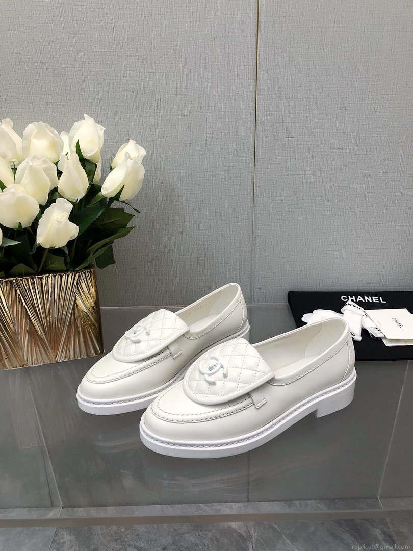Chanel Women’s G45474 Fashion Loafers Moccasins Lambskin C90402