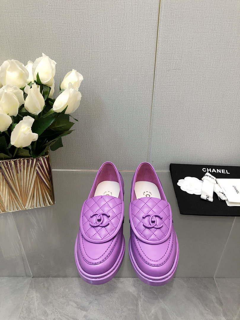 Chanel Women’s G45474 Fashion Loafers Moccasins Lambskin C90403