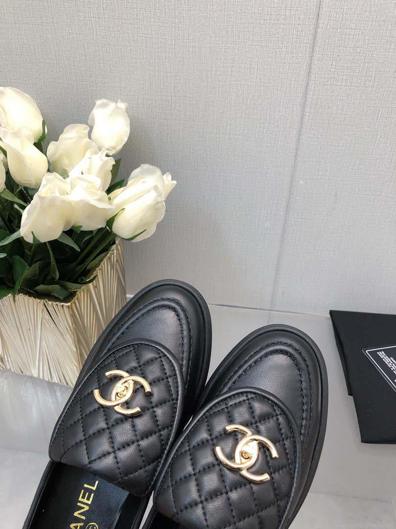 Chanel Women’s G45474 Fashion Loafers Moccasins Lambskin C90406