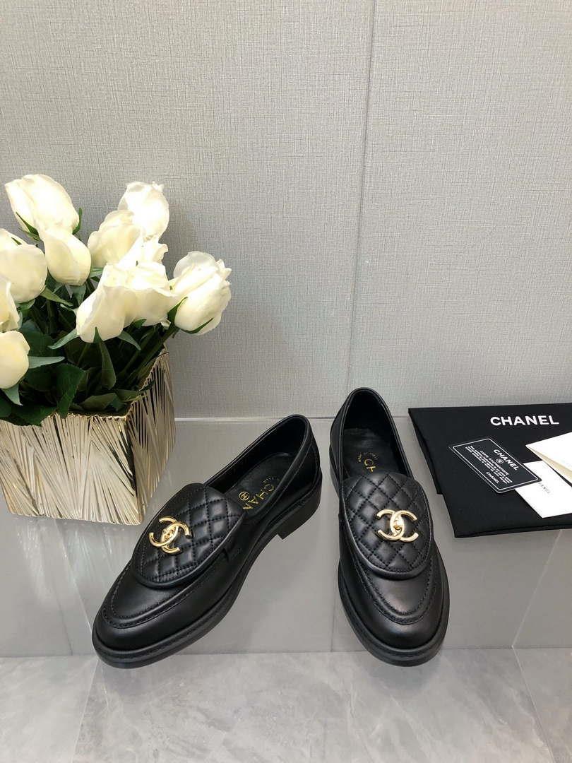 Chanel Women’s G45474 Fashion Loafers Moccasins Lambskin C90406