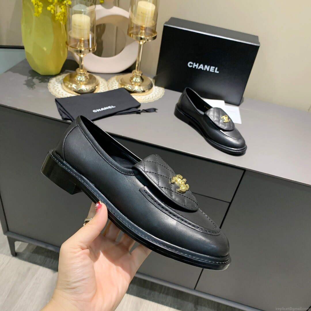 Chanel Women’s Fashion Loafers Calfskin C90300