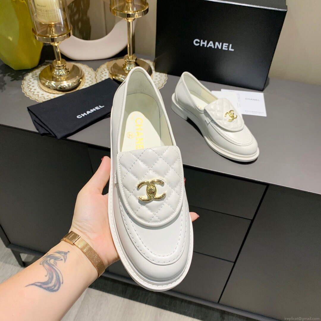 Chanel Women’s Fashion Loafers Calfskin C90305