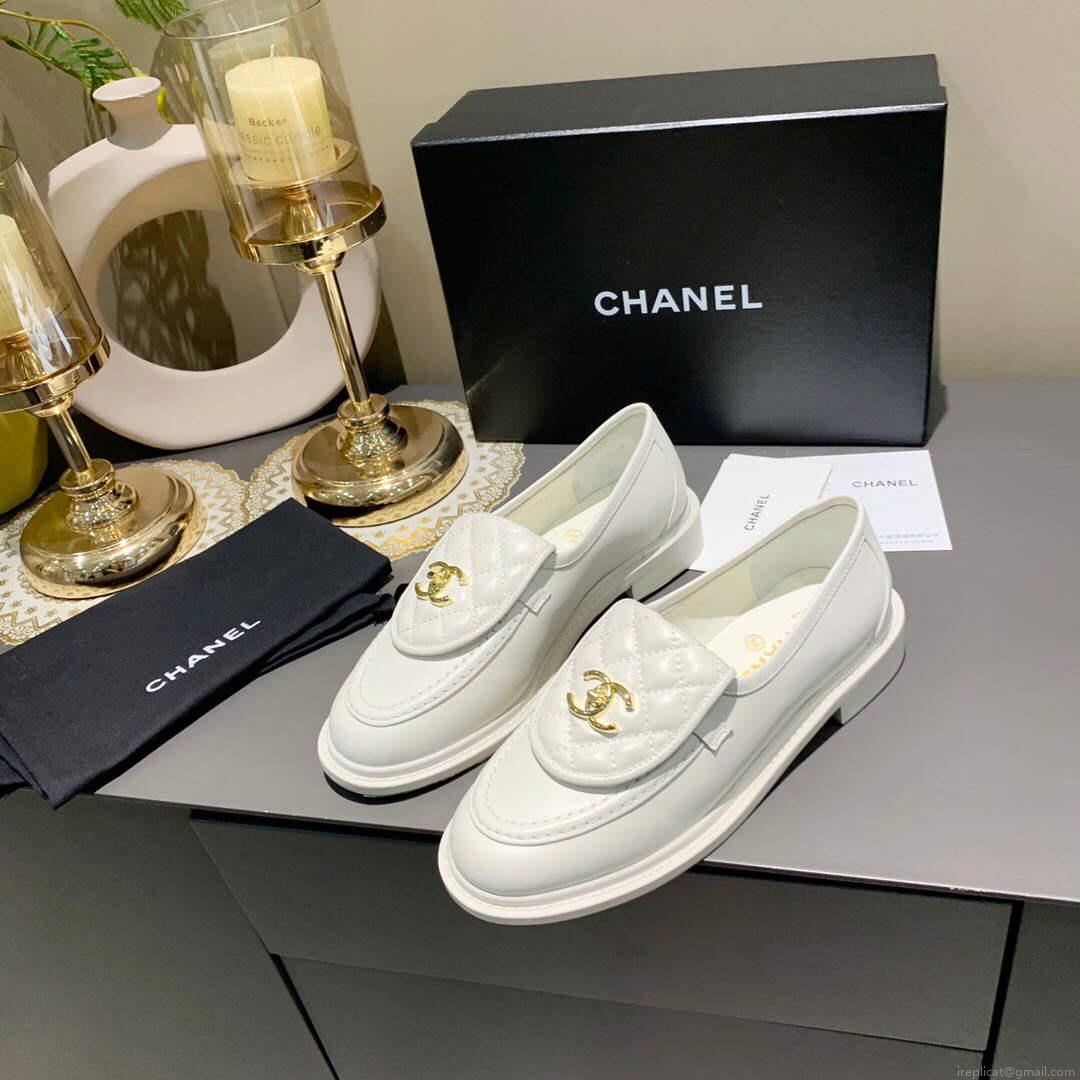 Chanel Women’s Fashion Loafers Calfskin C90305