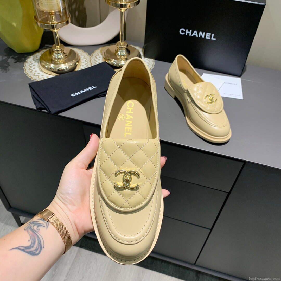Chanel Women’s Fashion Loafers Calfskin C90306