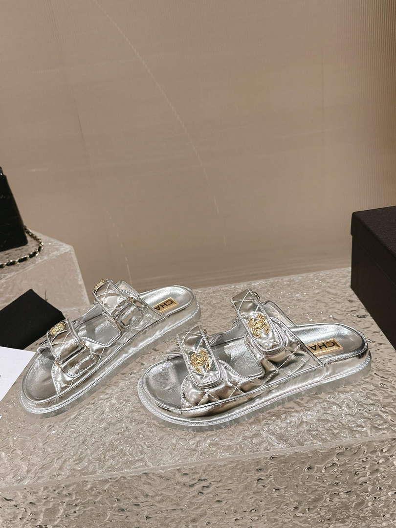 Chanel Women’s Velcro sandals Fashion Shoes C93243