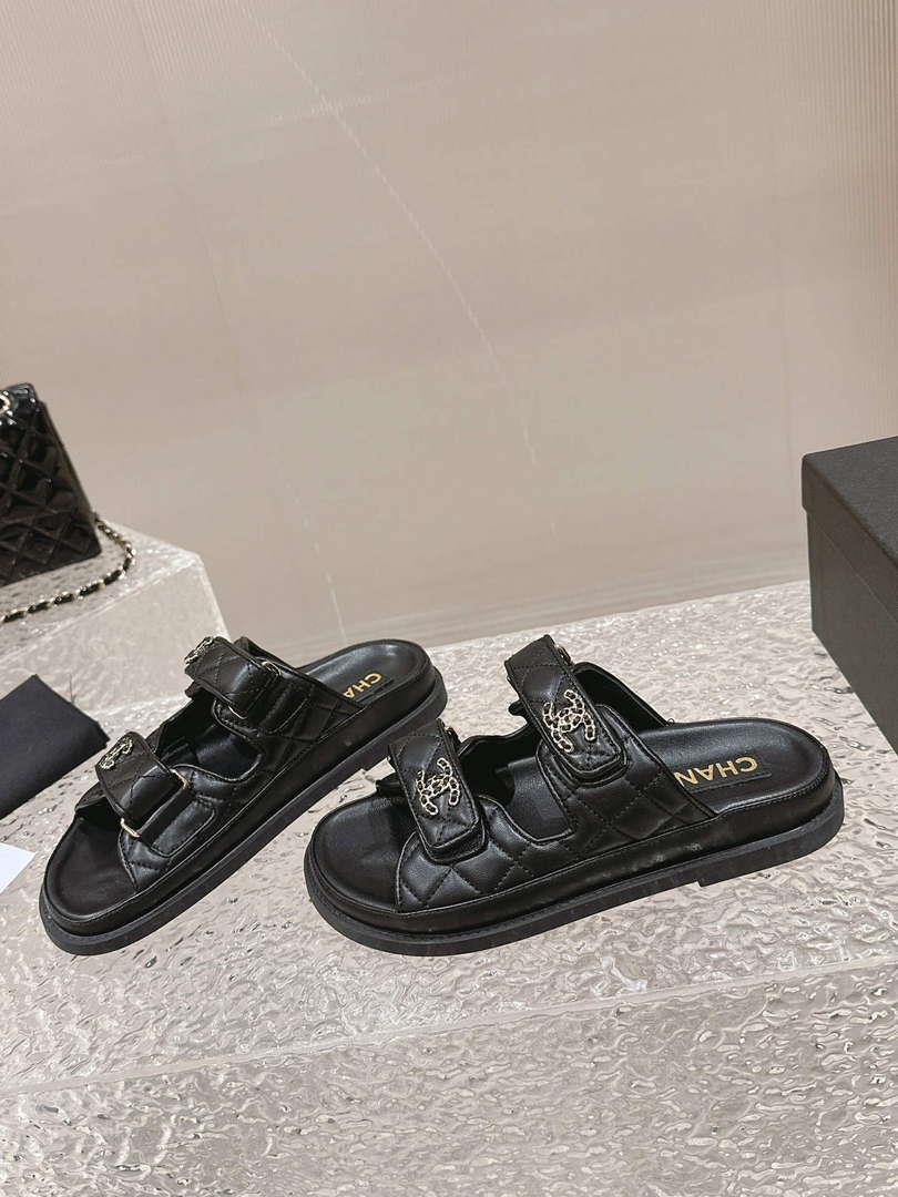 Chanel Women’s Velcro sandals Fashion Shoes C93245