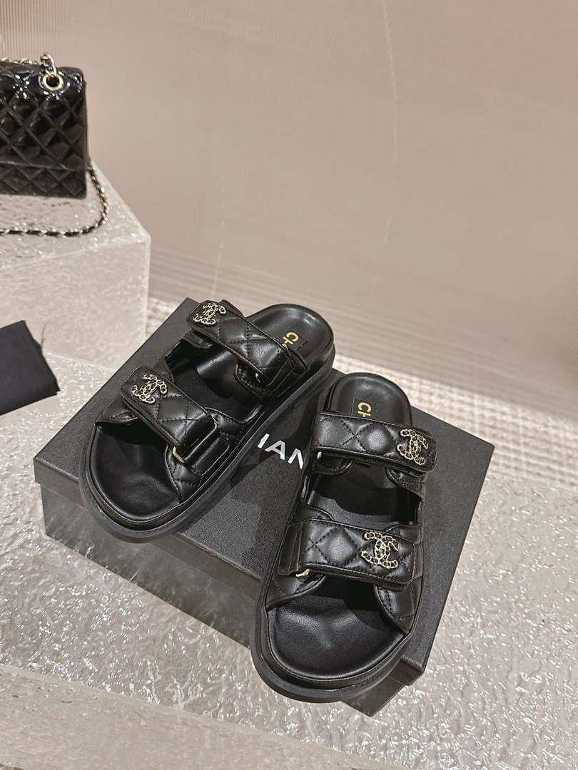 Chanel Women’s Velcro sandals Fashion Shoes C93245