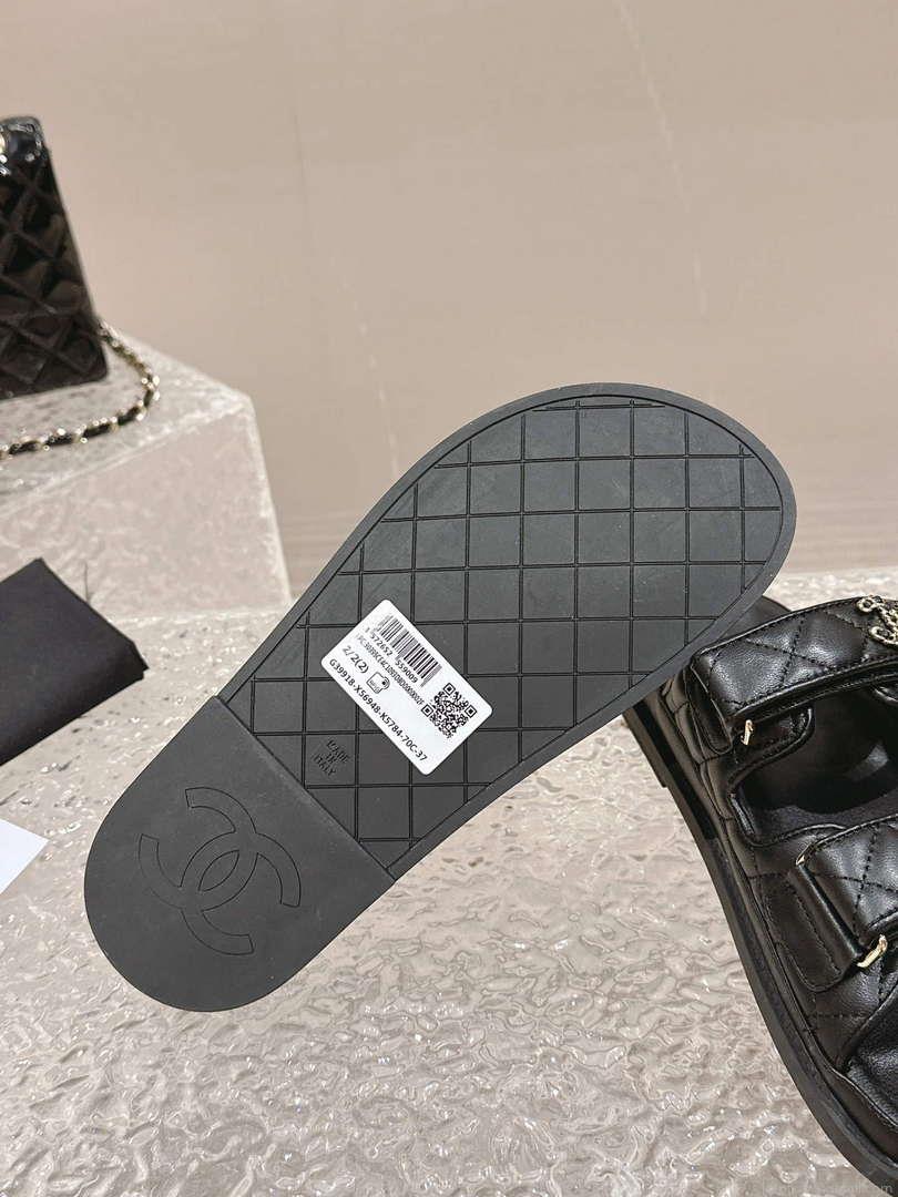 Chanel Women’s Velcro sandals Fashion Shoes C93245