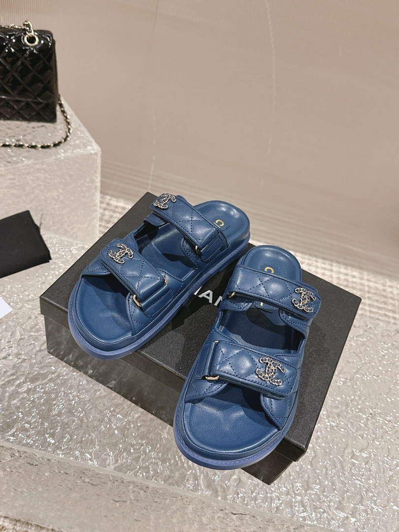 Chanel Women’s Velcro sandals Fashion Shoes C93247