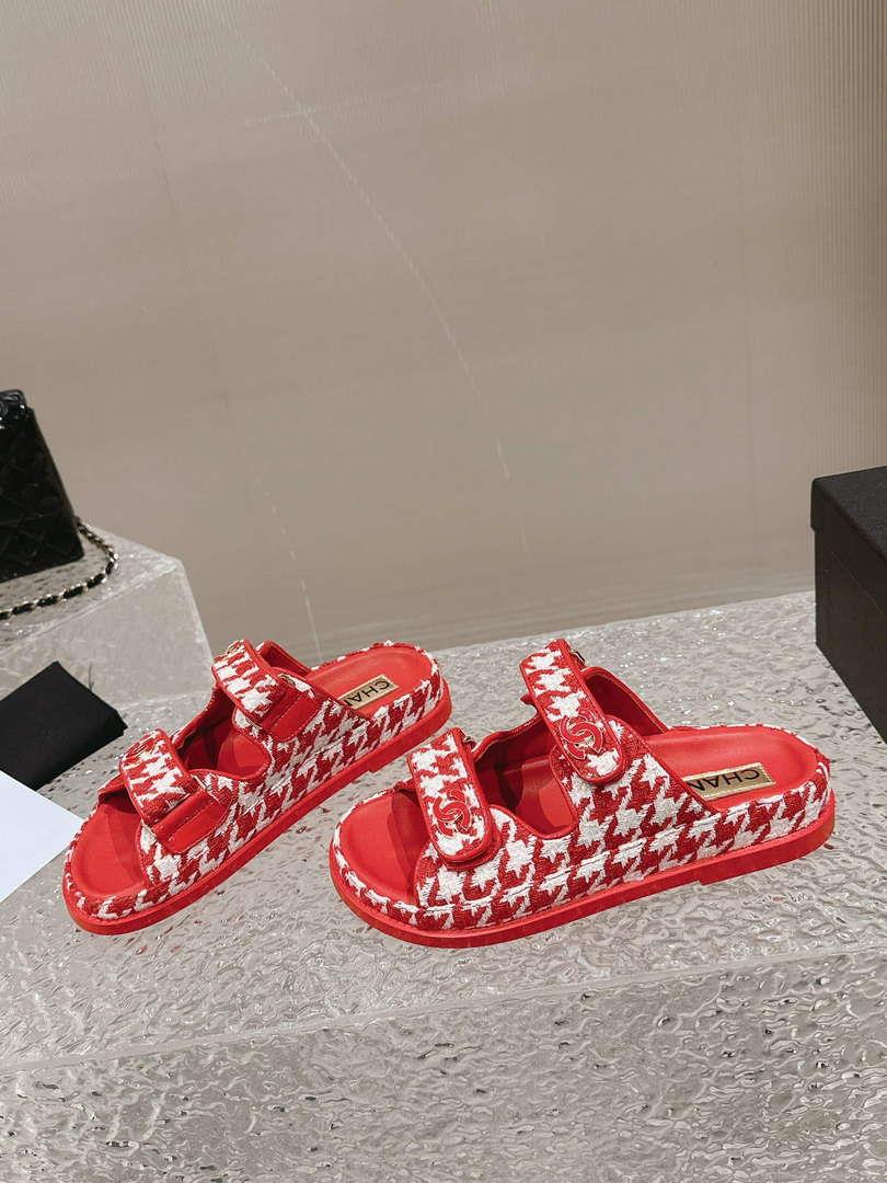 Chanel Women’s Velcro sandals Fashion Shoes C93252