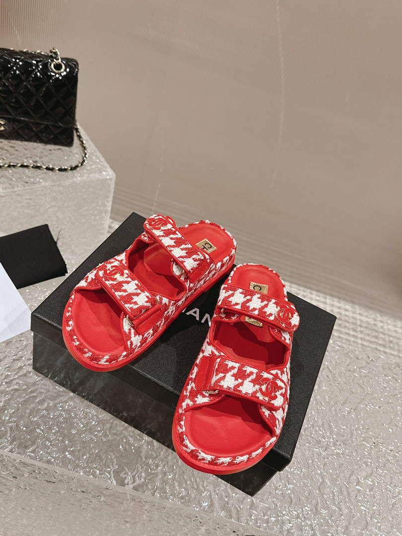 Chanel Women’s Velcro sandals Fashion Shoes C93252