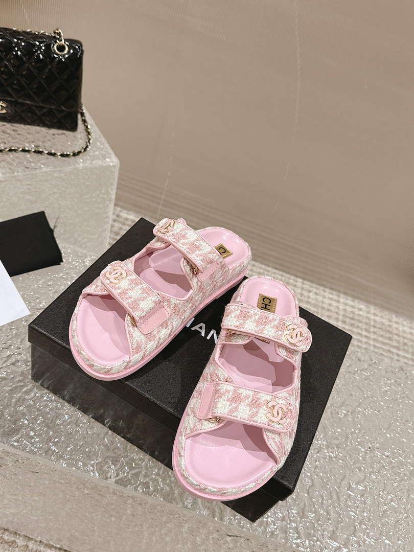 Chanel Women’s Velcro sandals Fashion Shoes C93253