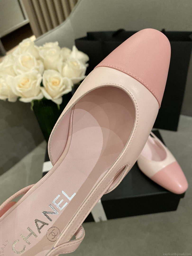 Chanel Women’s G31318 Slingbacks Goatskin Grosgrain Sandals Shoes C91007