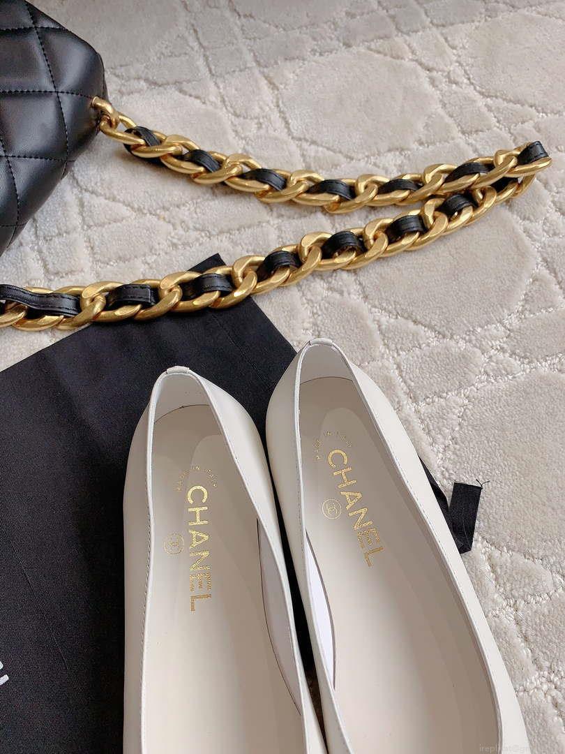 Chanel Women’s G31318 Camellia shoes Lambskin CC91010