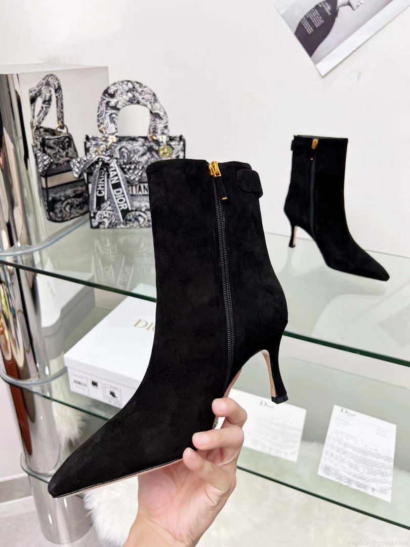 Dior Women’s Shoes Kci806vvv_S900 D-Fame Heeled Ankle Boot 192350