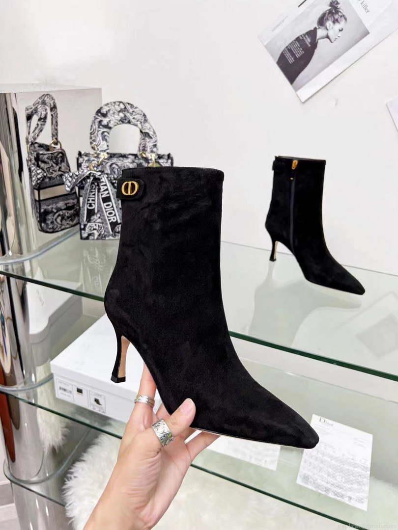 Dior Women’s Shoes Kci806vvv_S900 D-Fame Heeled Ankle Boot 192350