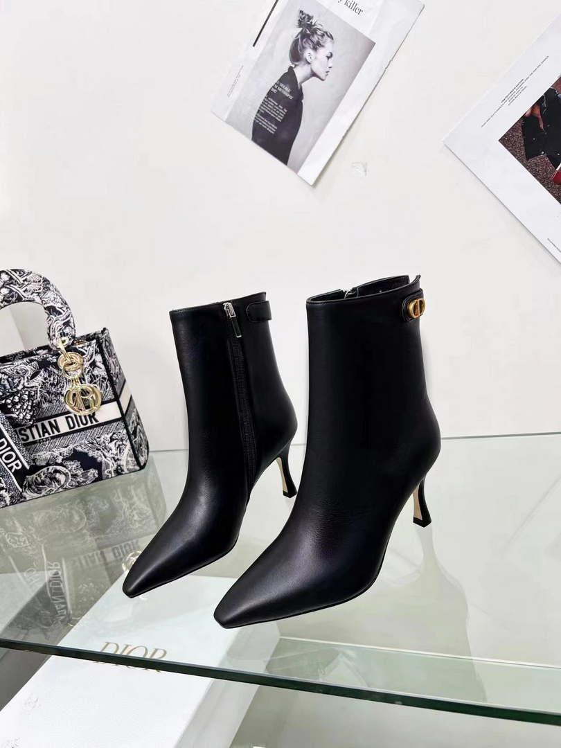 Dior Women’s Shoes Kci806vvv_S900 D-Fame Heeled Ankle Boot 192350