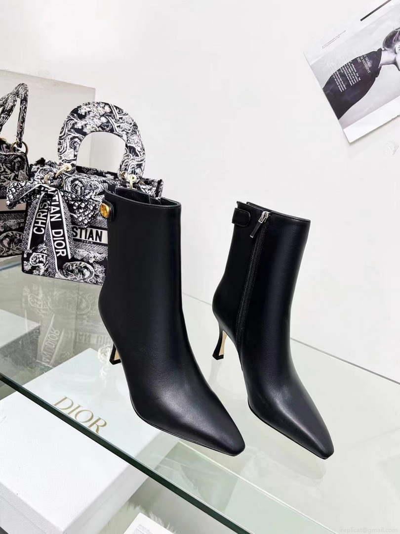 Dior Women’s Shoes Kci806vvv_S900 D-Fame Heeled Ankle Boot 192350