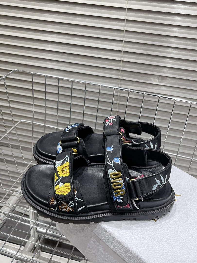 Dior KCQ916BBE Women’s D-Wave Sandal Fashion Shoes D82903