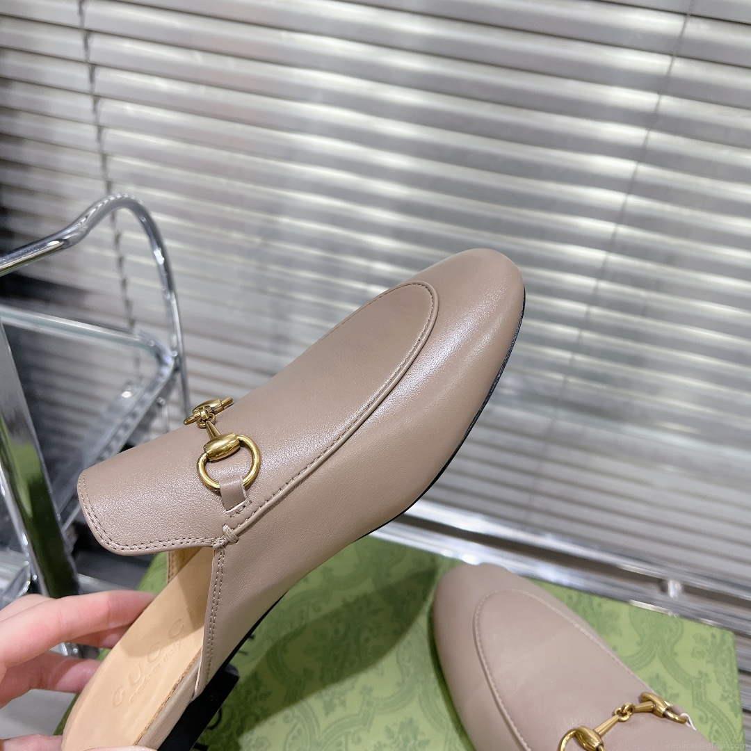 Gucci 423513 Women’s Princetown Leather Slipper G53191