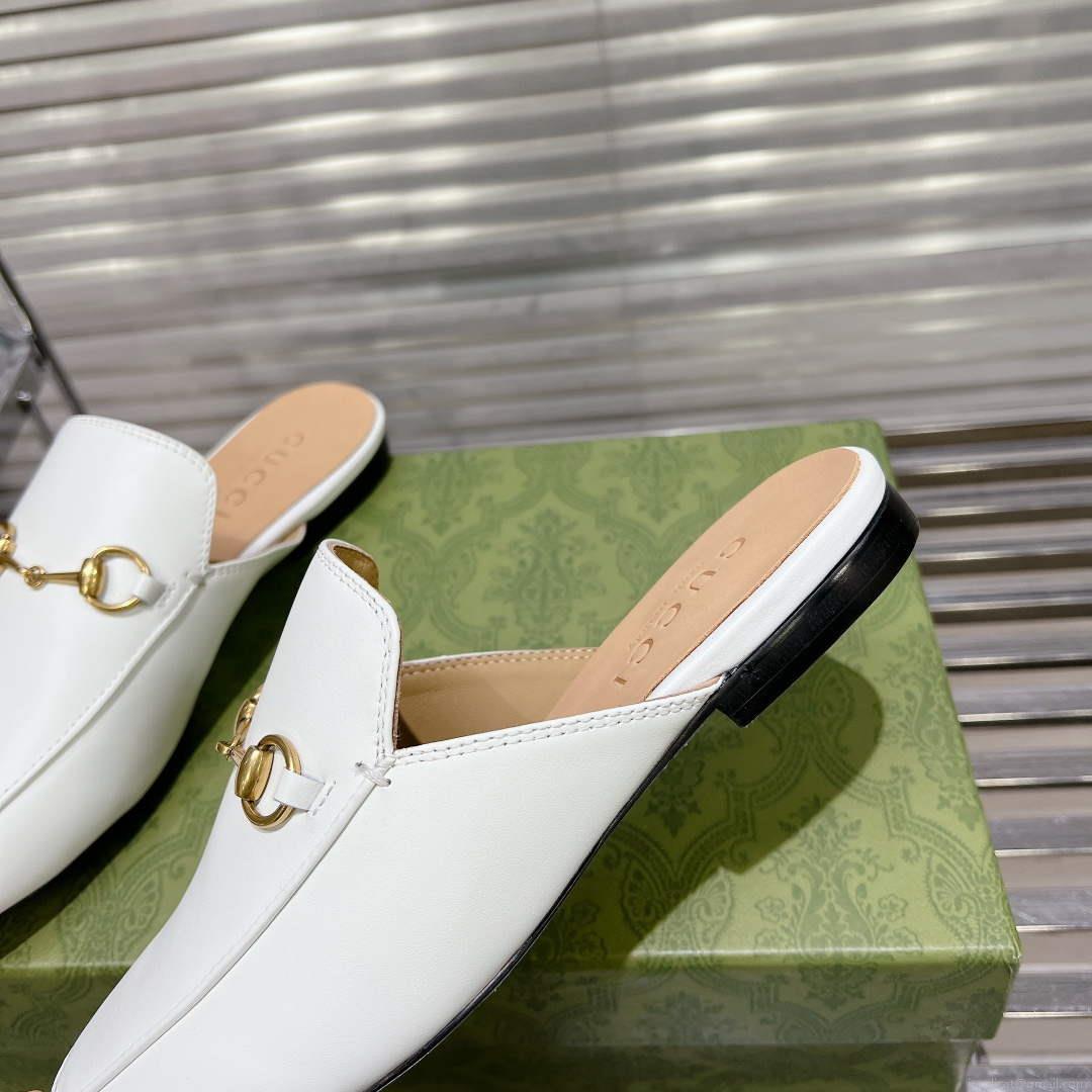 Gucci 423513 Women’s Princetown Leather Slipper G53193