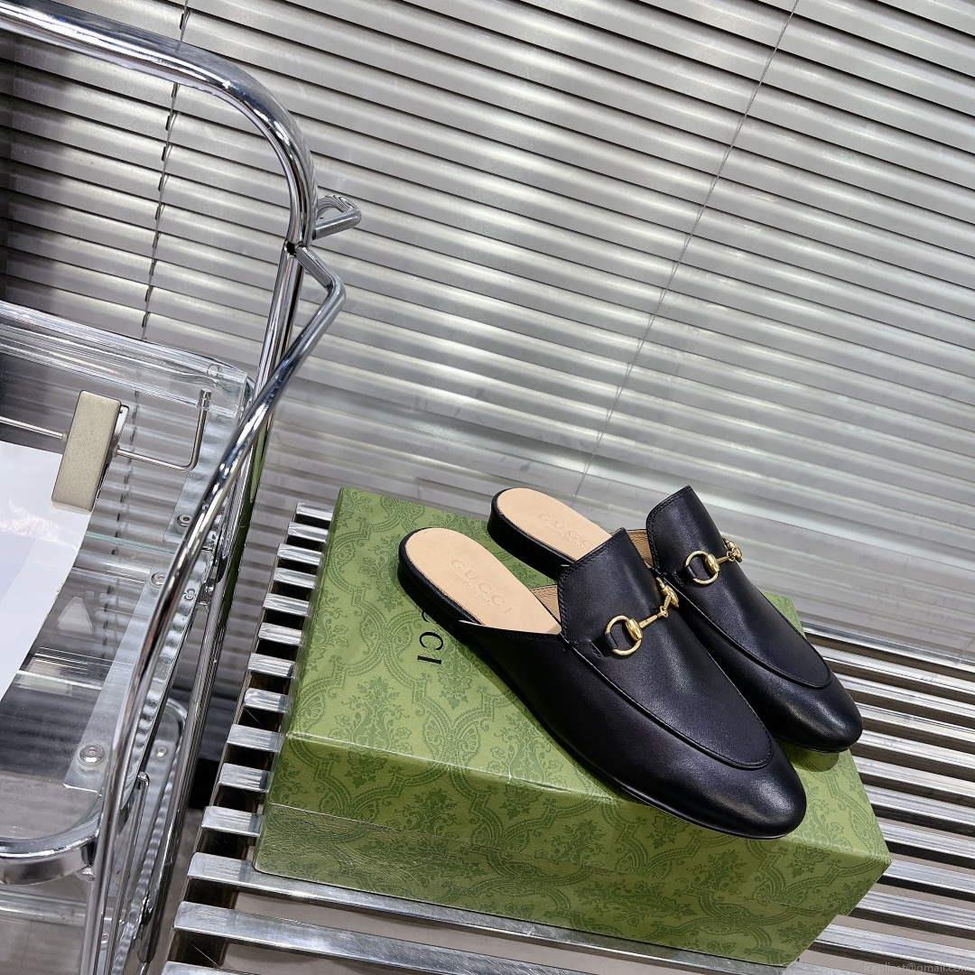 Gucci 423513 Women’s Princetown Leather Slipper G53194