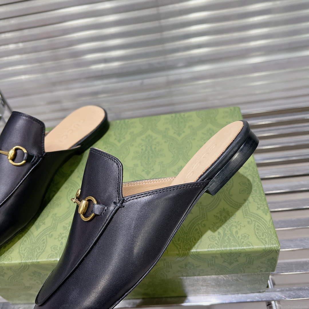 Gucci 423513 Women’s Princetown Leather Slipper G53194