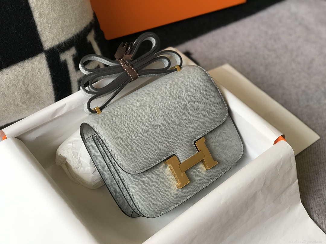 Hermes Constance Cross Body Bag Epsom Leather Gold H28408