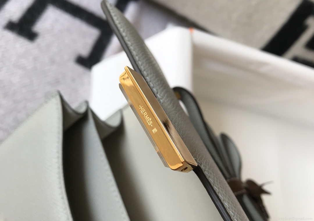 Hermes Constance Cross Body Bag Epsom Leather Gold H28408