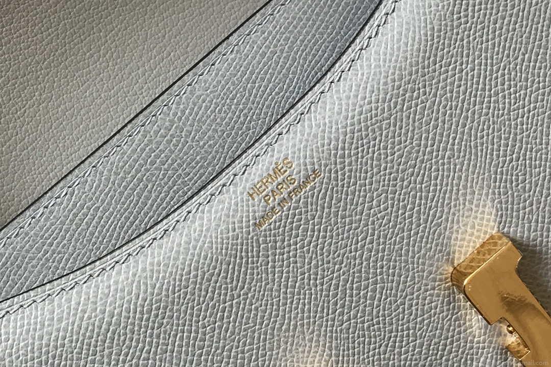 Hermes Constance Cross Body Bag Epsom Leather Gold H28408