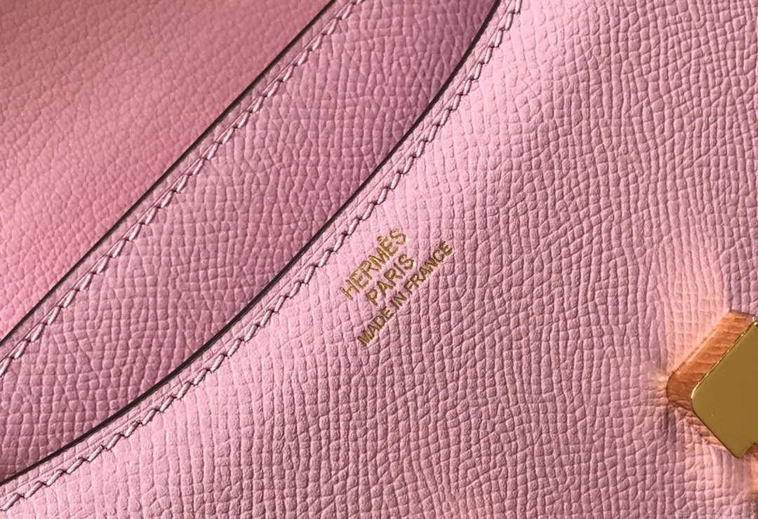 Hermes Constance Cross Body Bag Epsom Leather Gold H28410