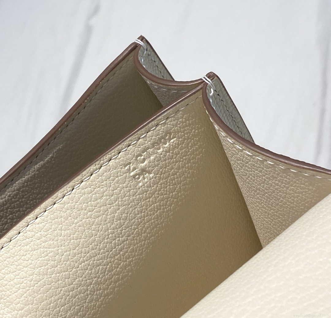 Hermes Constance Cross Body Bag Epsom Leather Gold H28414