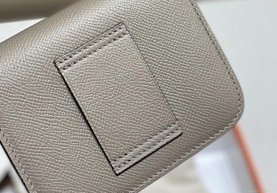 Hermes Constance Mini Cross Body Bag Epsom Leather Gold H28421