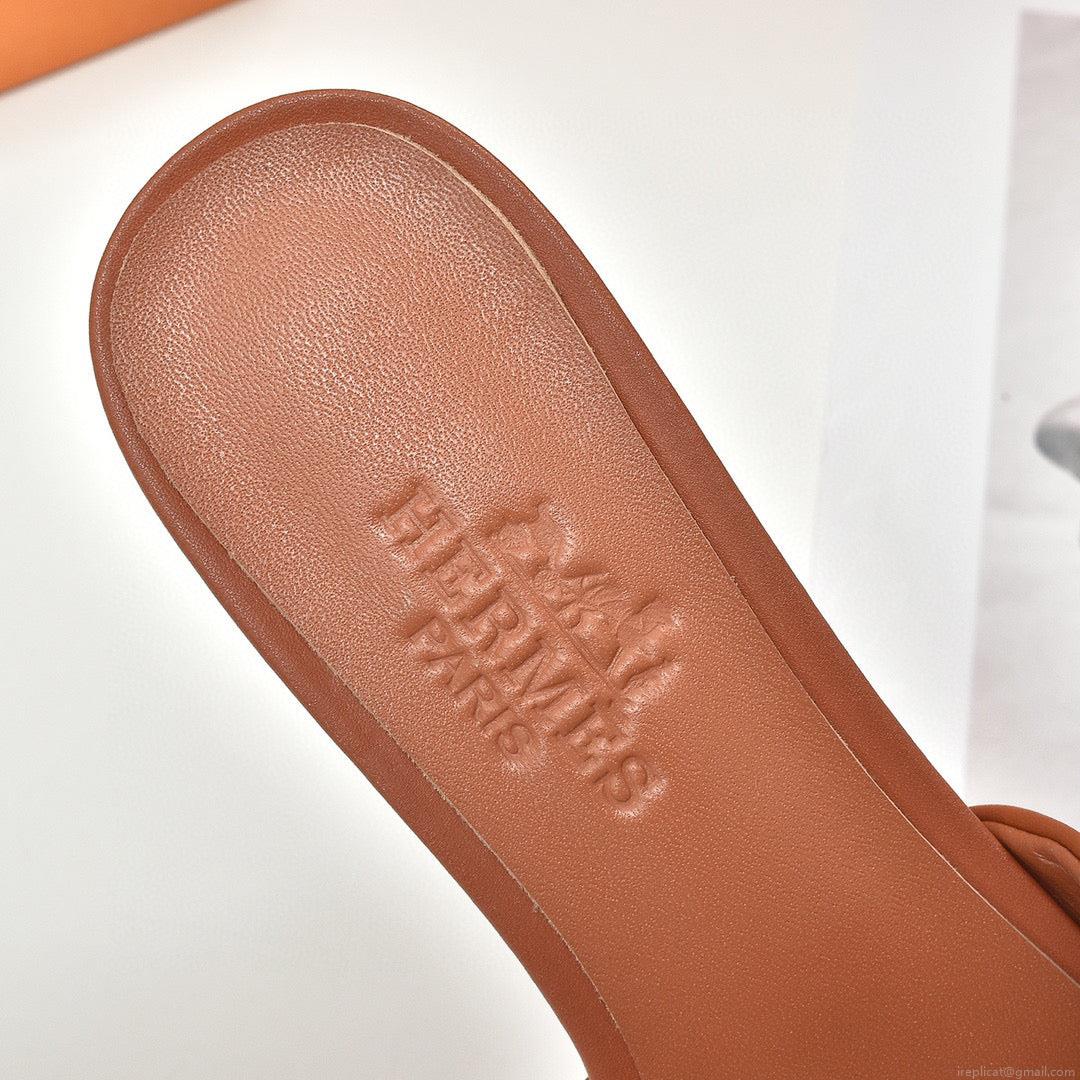 Hermes Women Shoes Designer Hermes Slippers Heel 60mm H70034