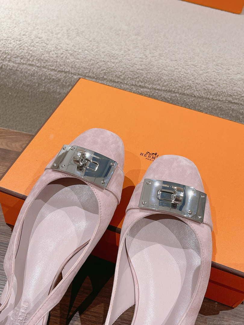 Hermes H241158Zv1D360 Innocente Slingback Shoes H990024