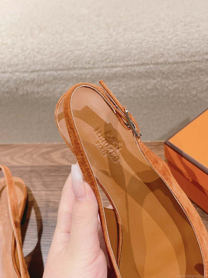 Hermes H241158Zv1D360 Innocente Slingback Shoes H990025