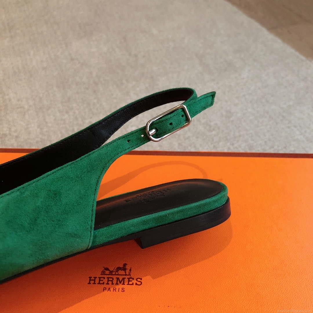 Hermes H241158Zv1D360 Innocente Slingback Shoes H990027