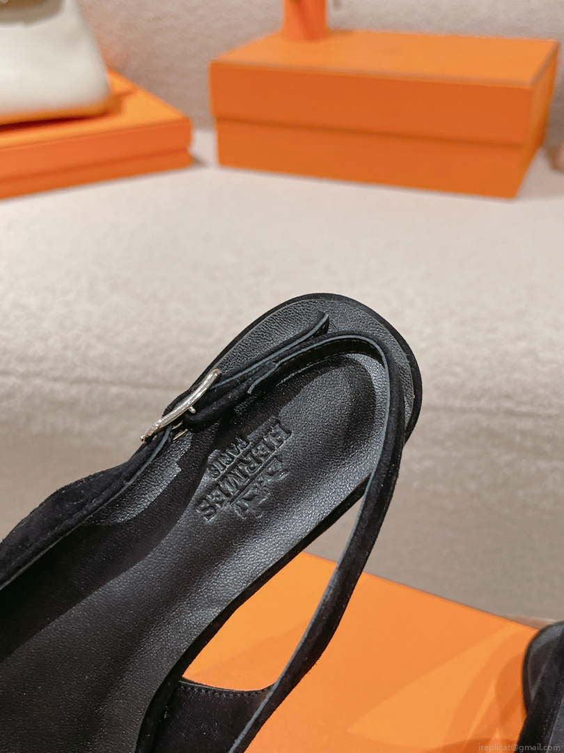 Hermes H241158Zv1D360 Innocente Slingback Shoes H990022