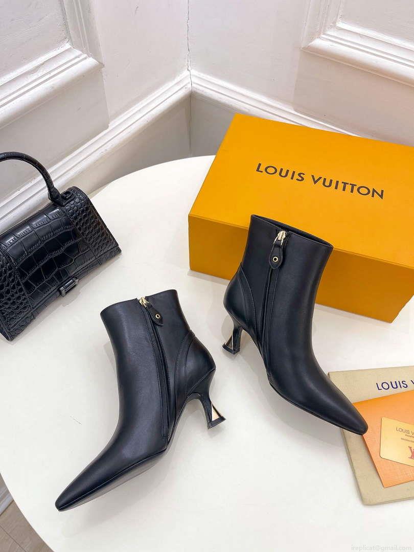 LV 1ACAKQ Louis Vuitton Women’s Shoes Sparkle Ankle Boots L75201