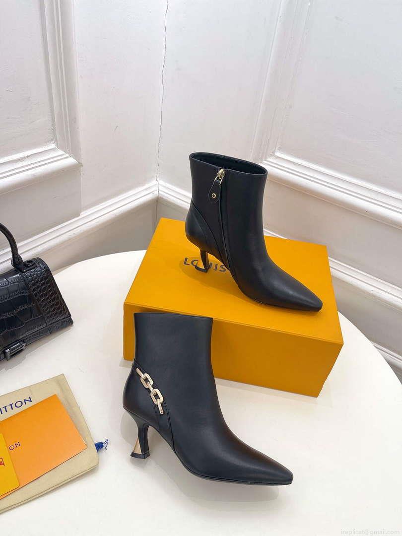 LV 1ACAKQ Louis Vuitton Women’s Shoes Sparkle Ankle Boots L75201