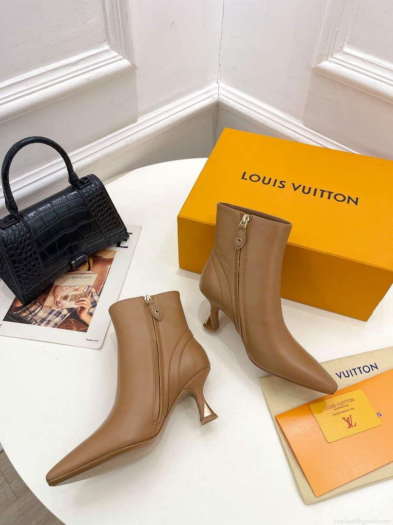 LV 1ACAKQ Louis Vuitton Women’s Shoes Sparkle Ankle Boots L75202