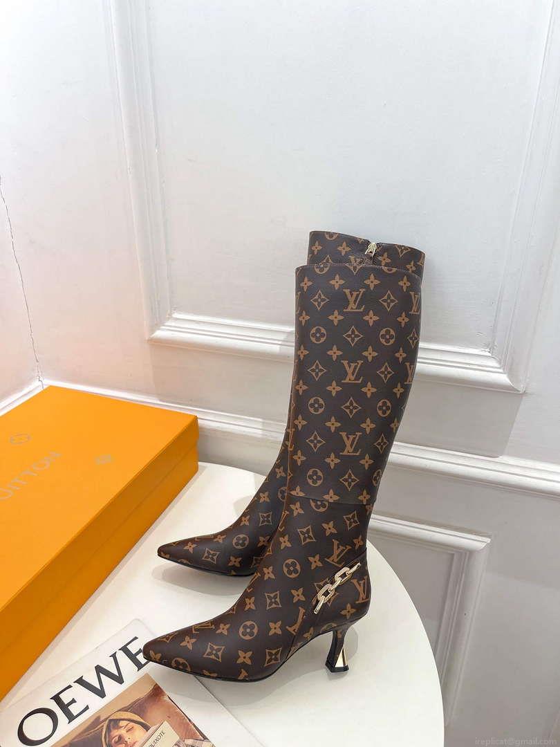 LV 1ACAKQ Louis Vuitton Women’s Shoes Sparkle High Boots L75208