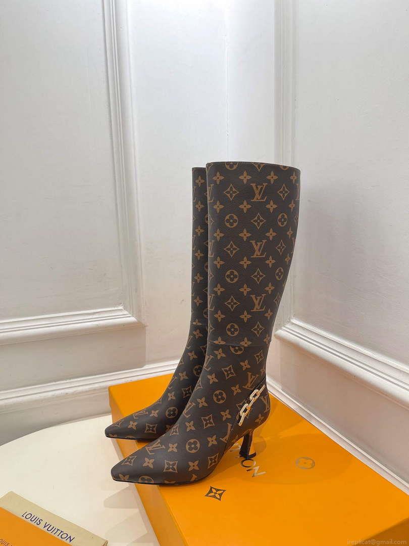 LV 1ACAKQ Louis Vuitton Women’s Shoes Sparkle High Boots L75208